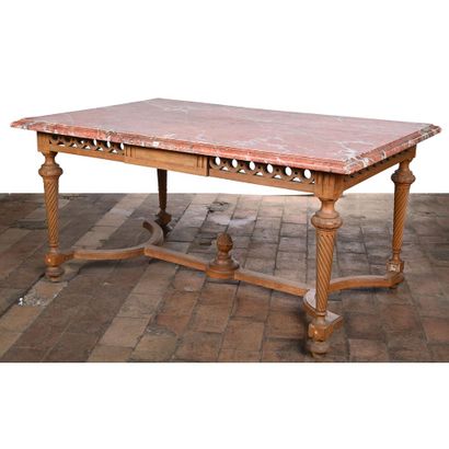 TABLE DE MILIEU DE STYLE LOUIS XVI en bois...