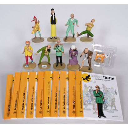 10 FIGURINES Tintin de la Collection Officielle...