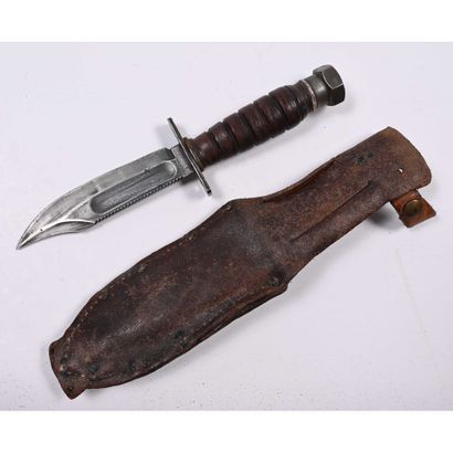 COUTEAU DE SURVIE Pilote USN Camillus NY...