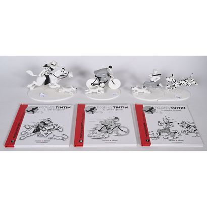3 FIGURINES Tintin de la Collection Officielle...