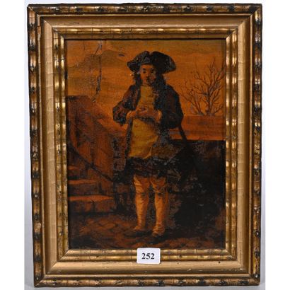 ECOLE FRANCAISE fin XIXè. «Portrait d’homme...