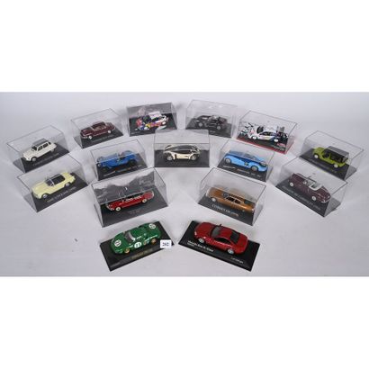 15 voitures miniatures 1/43ème de différentes...