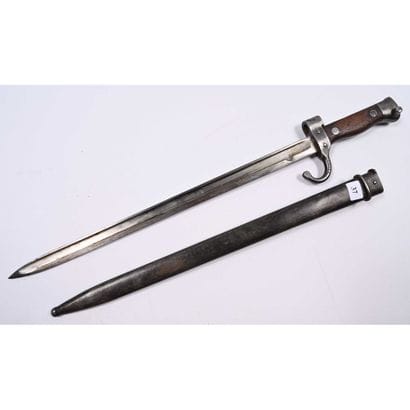 BAÏONNETTE BERTIER, modèle 1892 Châttelerault...