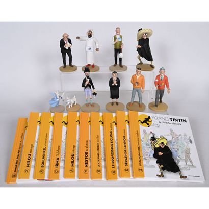 10 FIGURINES Tintin de la Collection Officielle...