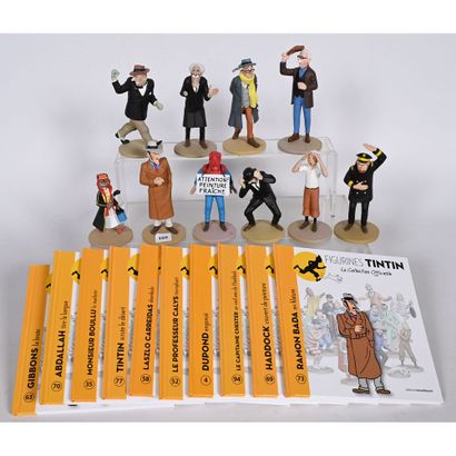 10 FIGURINES Tintin de la Collection Officielle...