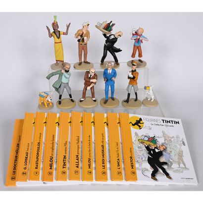 10 FIGURINES Tintin de la Collection Officielle...