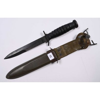 COUTEAU DE COMBAT US M3, Camillus sur lame....
