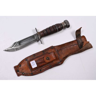 COUTEAU DE SURVIE Pilote USN Camillus NY...