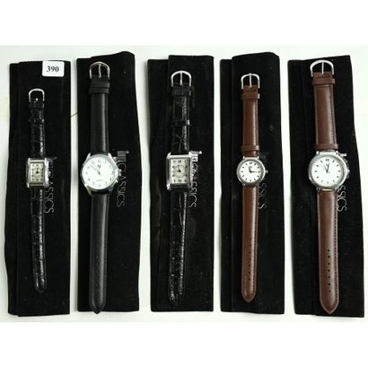 ENSEMBLE DE MONTRES LIP classiques.
