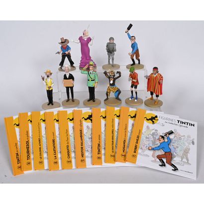 10 FIGURINES Tintin de la Collection Officielle...