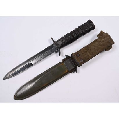 COUTEAU DE COMBAT US M3 Case 1943 sur lame...