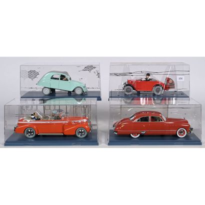 COLLECTION de 4 voitures des aventures de...