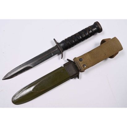 COUTEAU DE COMBAT US M3 Case sur garde. Fourreau...