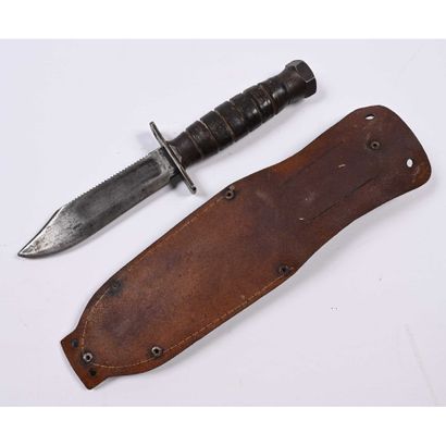 COUTEAU DE SURVIE PILOTE Milpar sur lame...