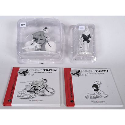 2 FIGURINES Tintin de la Collection Officielle...