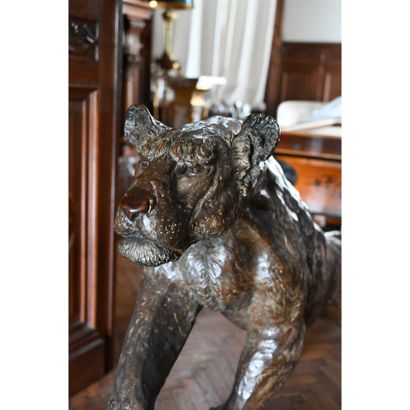 VASSYL. «Reprise de la chasse». Bronze original....