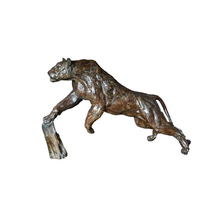 VASSYL. «Reprise de la chasse». Bronze original....