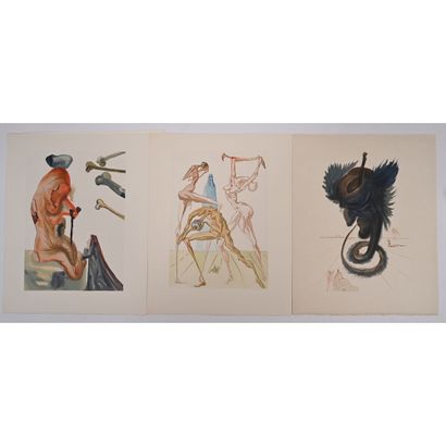 Dante, Salvador Dali. La divine comédie....