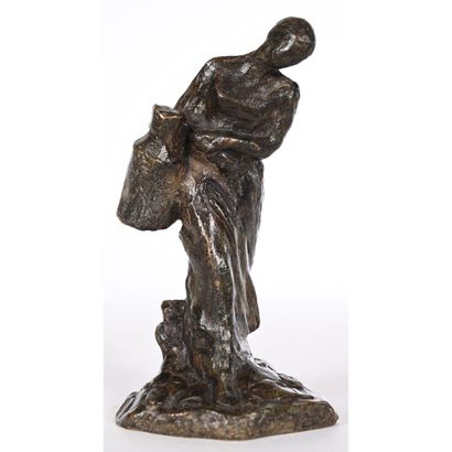 DALOU Jules Aimé. (1838-1902). «La porteuse...