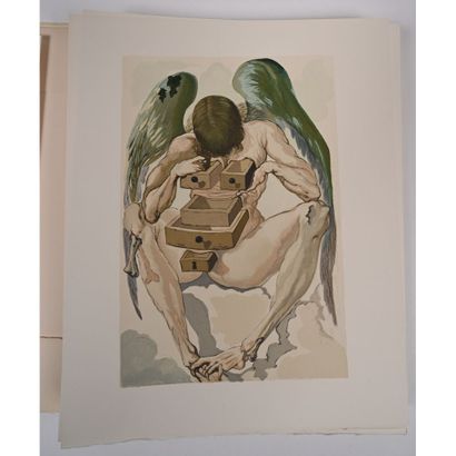 Dante, Salvador Dali. La divine comédie....