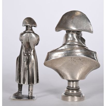 CACHET Buste de Napoléon en argent massif...