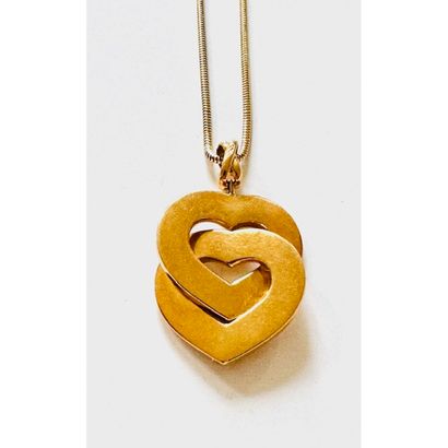 PENDANT in yellow gold 750°/°° featuring...