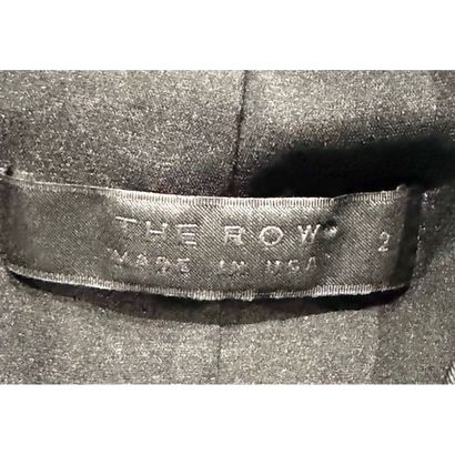 THE ROW. Black stretch polyester set with...