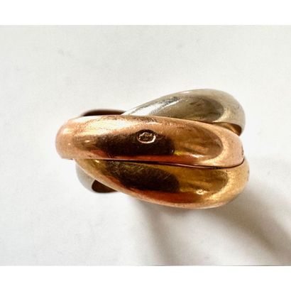 MUST DE CARTIER. 3 rings in 750°/°° gold....