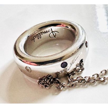 POMELLATO. Ring in white gold 750°/°° set...