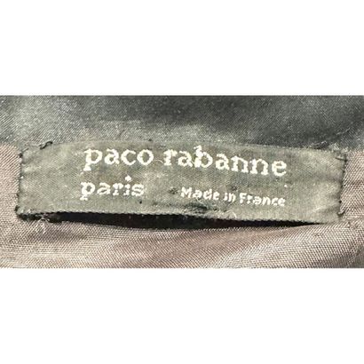 PACO RABANNE. Paulée jacket. Round collar...