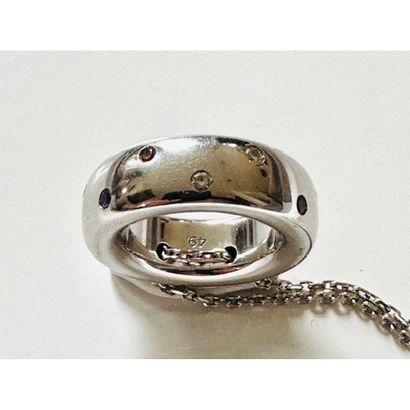 POMELLATO. Ring in white gold 750°/°° set...