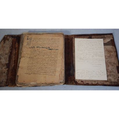 Manuscrit en Arabe, sur un papier filigrané...