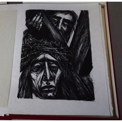 Paul Claudel, le chemin de la croix, lithographies...