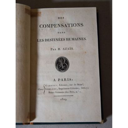 H. Azaïs, des compensations dans les destinées...