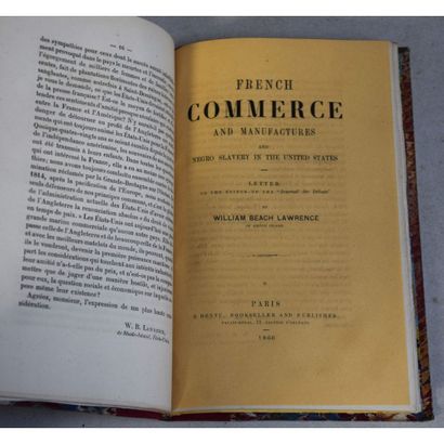 (Esclavagisme) William Beach Lawrence, l'industrie...