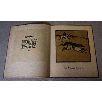 Octave Uzanne, almanach de douze sports 1898,...
