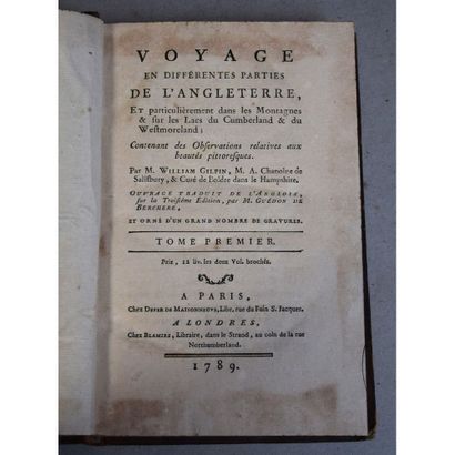 William Gilpin, voyage en différentes parties...