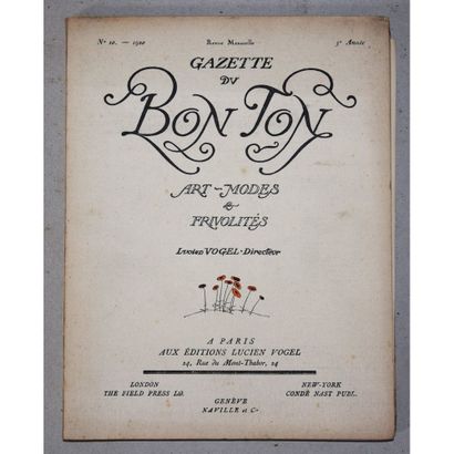 Gazette du Bon Ton, art mode et frivolités,...