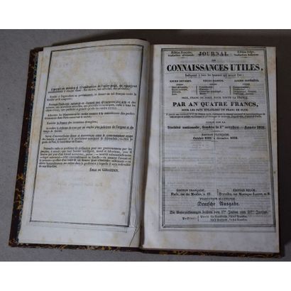 Journal des connaissances utiles, indiquant...