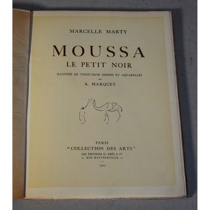 Marcelle Marty, Moussa le petit noir, illustré...