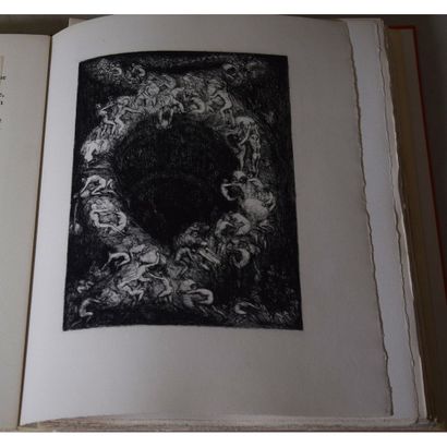 Dante Alighieri, l’enfer, eaux-fortes originales...