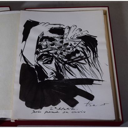 Paul Claudel, le chemin de la croix, lithographies...