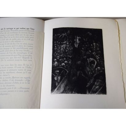 Dante Alighieri, l’enfer, eaux-fortes originales...