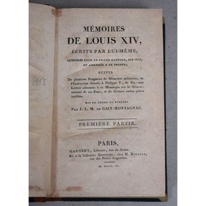 J.L.M. de Gain-Montagnac, mémoires de Louis...
