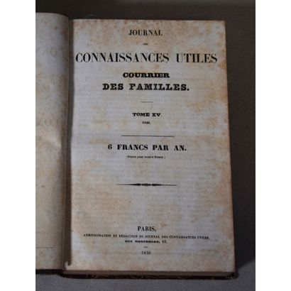 Journal des connaissances utiles, indiquant...
