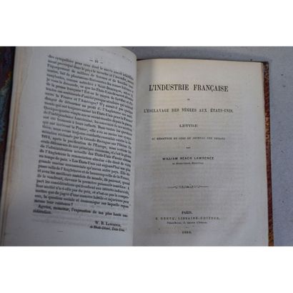 (Esclavagisme) William Beach Lawrence, l'industrie...