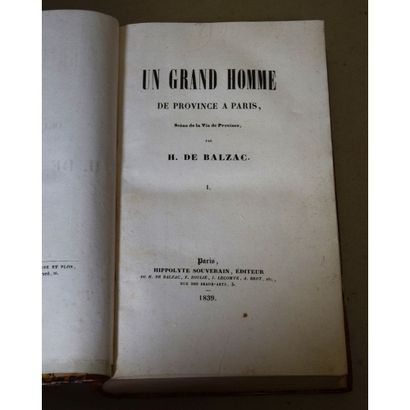 Honoré de Balzac, un grand homme de province...