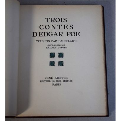 Edgar Allan Poe, trois contes, traduit par...
