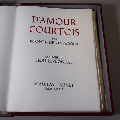 Bernard de Ventadour, d’amour courtois, gouaches...