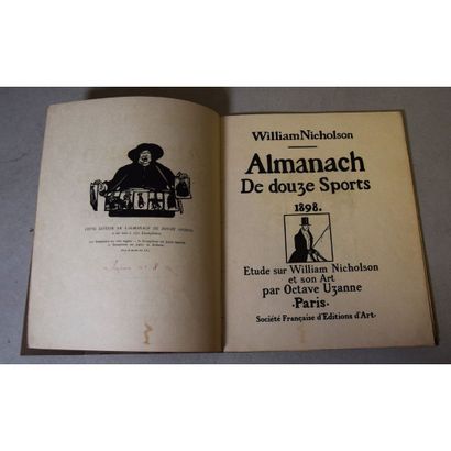 Octave Uzanne, almanach de douze sports 1898,...